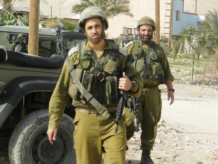 Lt. Col. Shalom Eisner demolishing homes and animal barracks in Fasayil