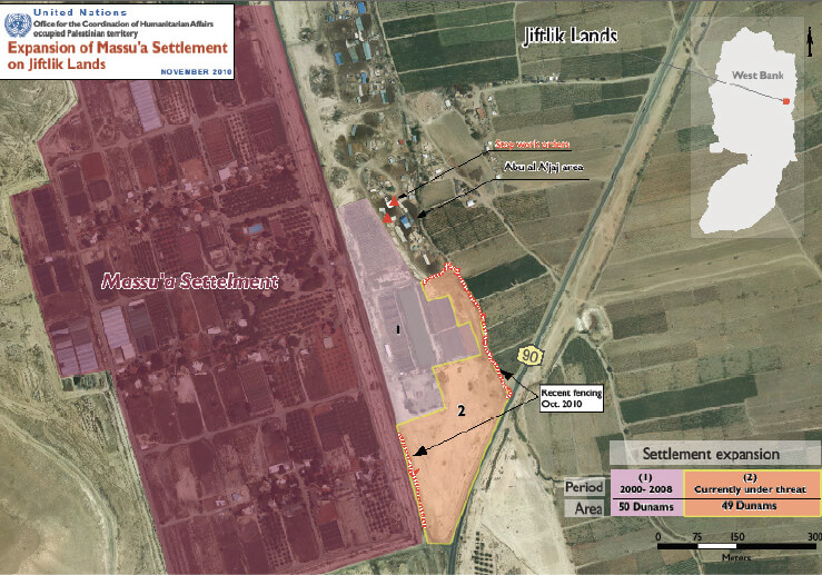 UN OCHA: Expansion of Massu'a settlement