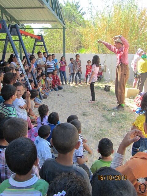 Freedom Theatre in Al Auja 16Oct2013 1