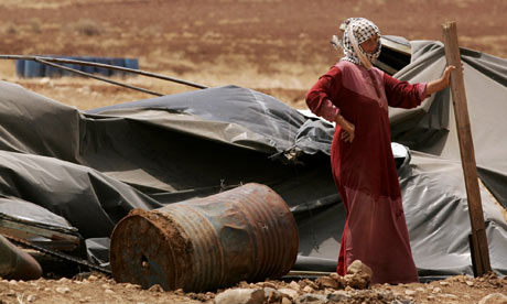 A Palestinian bedouin woman
