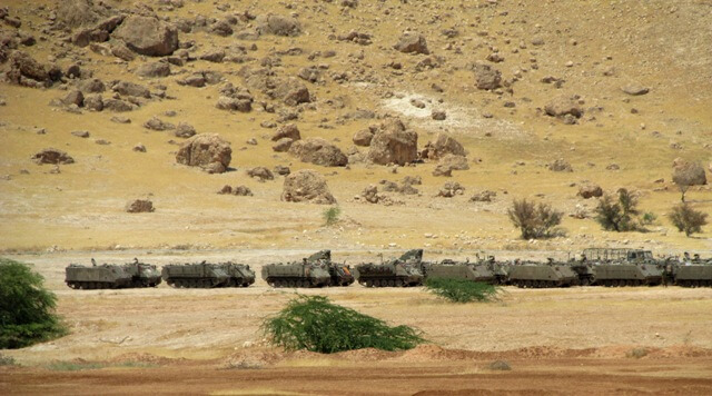 Military training north of Fasayil 11 June 15