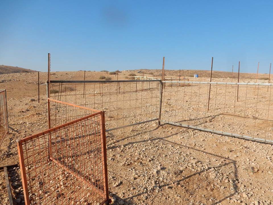 Palestinian land fenced off to be part of colony