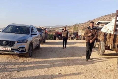 Settlers and Israeli military collaborate to prevent Palestinians from accessing their land.